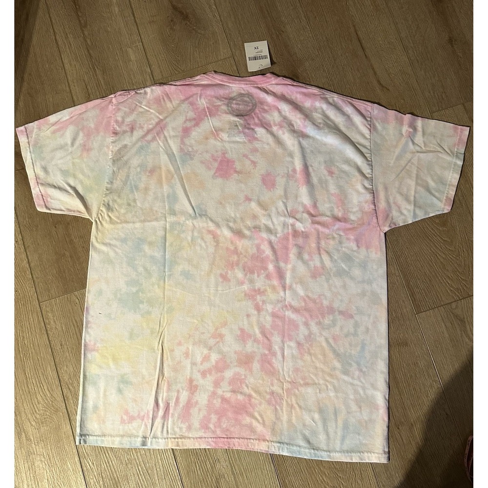 Forever 21 Smokey Bear Tie-Dye Graphic Tee Pink Multicolor 2X Cotton Plus - Picture 4 of 6